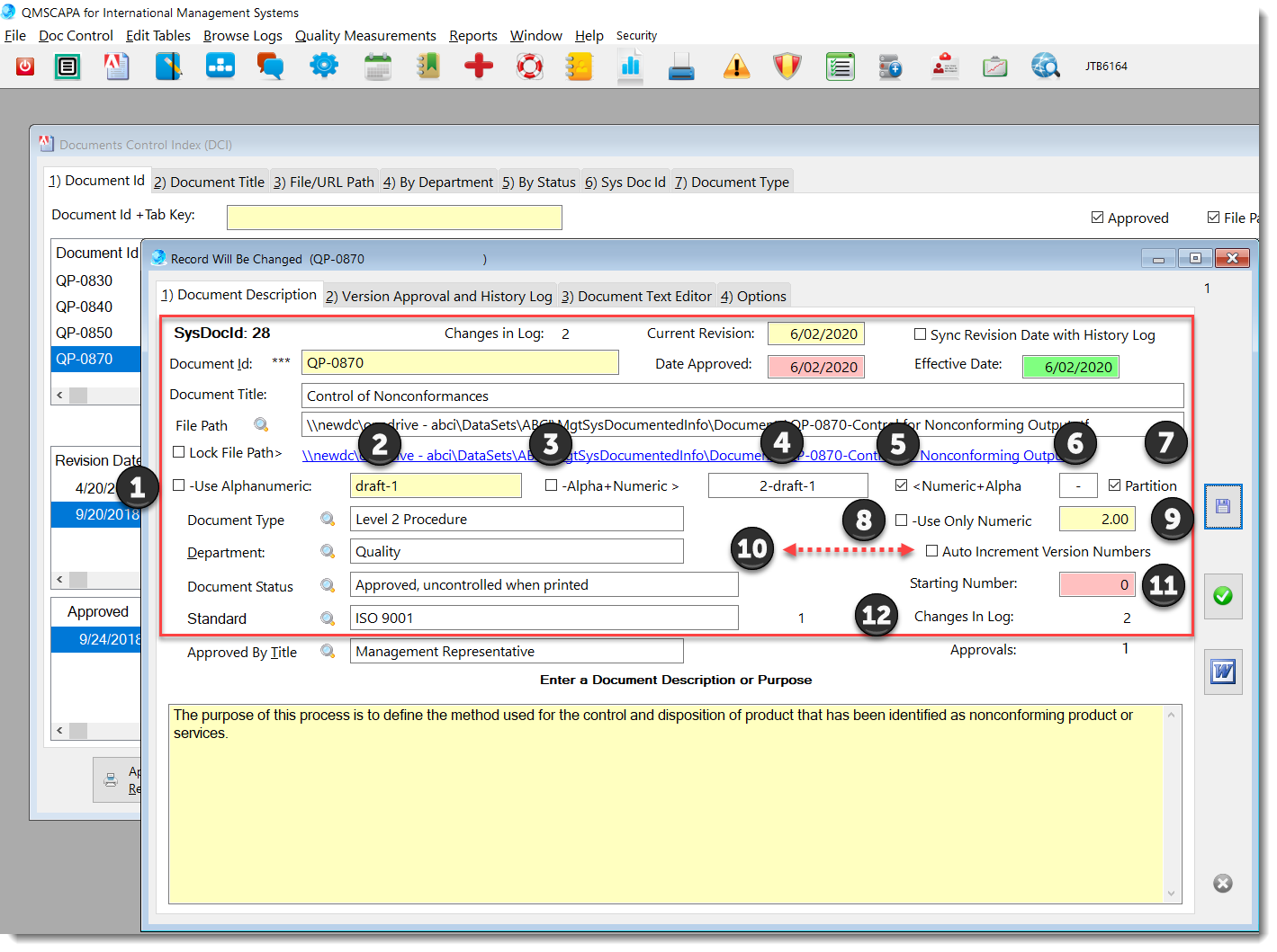 Document Version Control Options