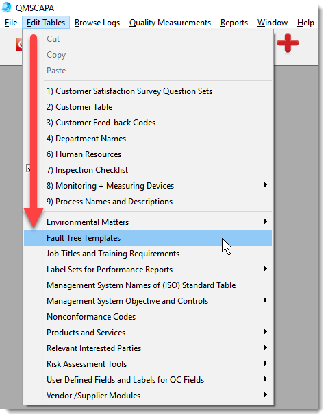 fault-tree-template-menu