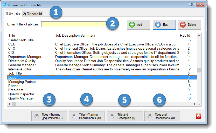 JobTitles&TrainingRequirementsTable