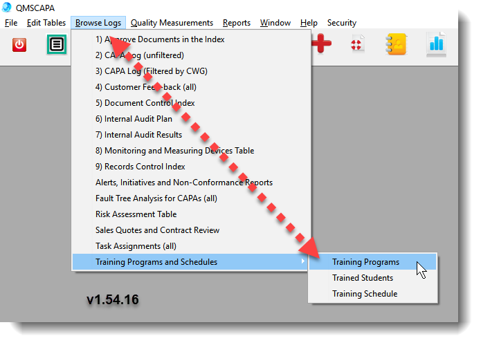 trainingmenu